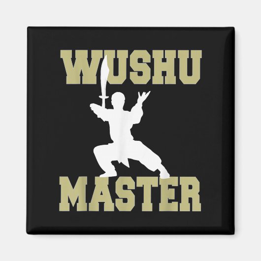 Elite Warrior meesterschap in traditionele Wushu W Magneet (Voorkant)