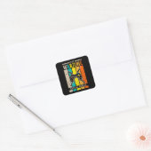Elite Warzone Special Forces Goelag Gamer Geek Vierkante Sticker (Envelop)