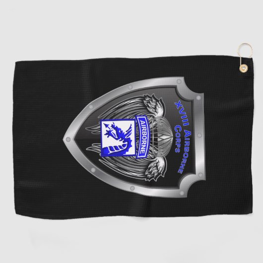 Elite XVIII Airborne Corps Golfhanddoek (Horizontaal)