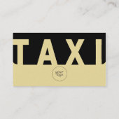 EliteTaxi Driver Visitekaartje (Achterkant)