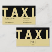 EliteTaxi Driver Visitekaartje (Voorkant / Achterkant)