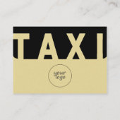 EliteTaxi Driver Visitekaartje (Achterkant)