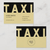 EliteTaxi Driver Visitekaartje (Voorkant / Achterkant)