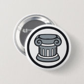 Elitism Ronde Button 5,7 Cm (Voorkant /achterkant)