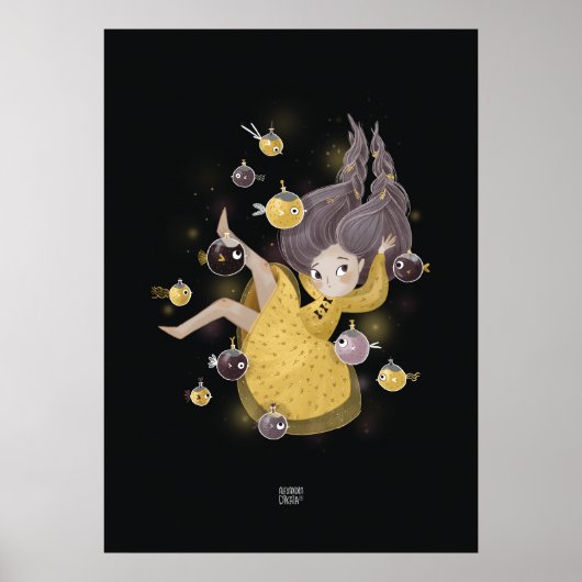 ELIXIR FISH van Alexandra Dikaia Poster (Voorkant)