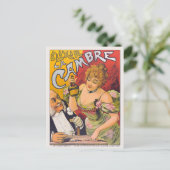 Élixir La Cambre Vintage Poster ca. 1900 Briefkaart (Staand voorkant)