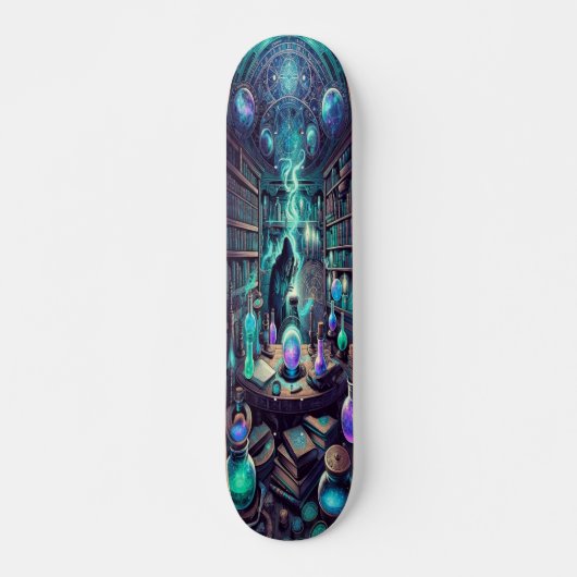 "Elixir of Elements: Alchemist's Lab Skateboard De (Voorkant)