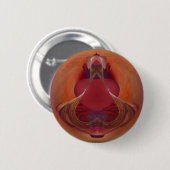 Elixir of Love Potion Bottle Fractal Ronde Button 5,7 Cm (Voorkant /achterkant)