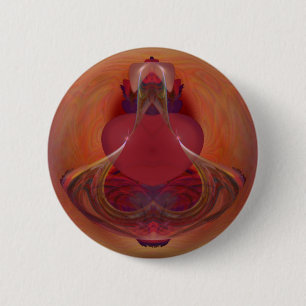 Elixir of Love Potion Bottle Fractal Ronde Button 5,7 Cm