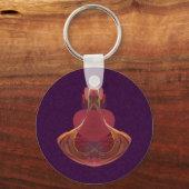 Elixir of Love Potion Bottle Fractal Sleutelhanger (Voorkant)