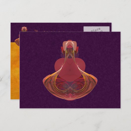 Elixir van Fractal van de Fles van het Drankje van Briefkaart (Voorkant / Achterkant)