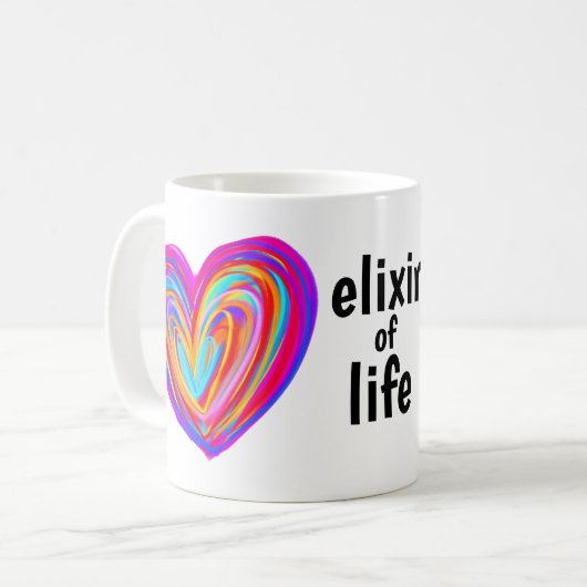 Elixir van het Leven Mok (Voorkant links)