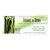 Eliz Hicks Elegance via Design Rack Card Reclamekaart (Voorkant)