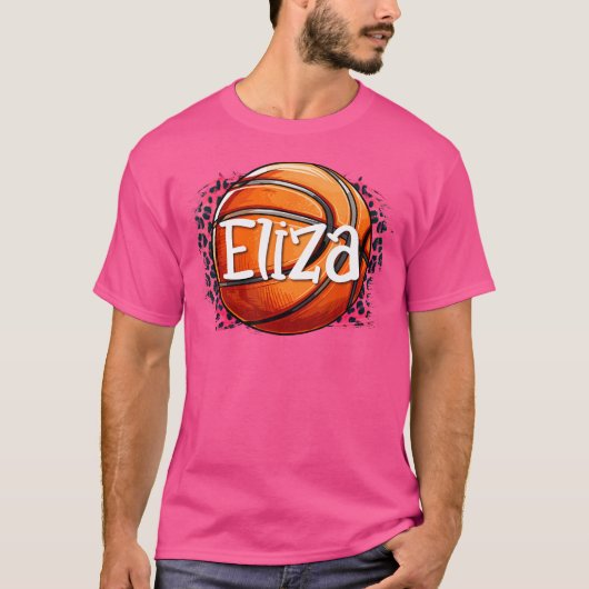 Eliza Basketball Aangepaste naam T-shirt (Voorkant)