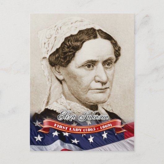 Eliza Johnson, First Lady of the U.S. Briefkaart (Voorkant)