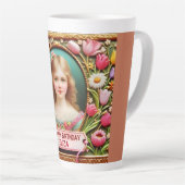 ELIZA ~  meisje ~ Happy Birthday ~ Latte Mok (Rechterhoek)