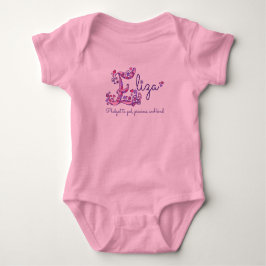 Eliza meisjes naam en betekenis E monogram shirt