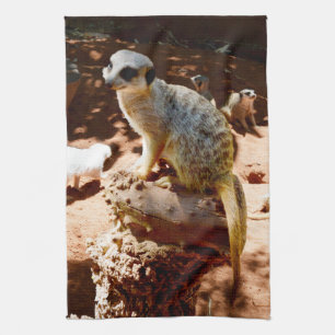 Eliza Queen of the Meerkats, Dish Towel Theedoek