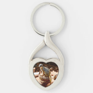 Eliza Queen of the Meerkats, Metal Keyring Sleutelhanger