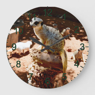Eliza Queen of the Meerkats, Wall Clock Grote Klok