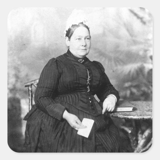 Elizabeth Ann Everest, Nanny tegen Winston Vierkante Sticker (Voorkant)