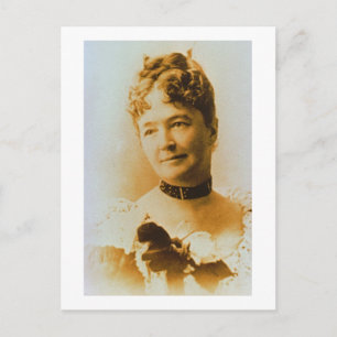 Elizabeth Bacon Custer (1842-1933), echtgenote van Briefkaart