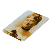 Elizabeth Bacon Custer (1842-1933), echtgenote van Magneet (Linkerzijde)