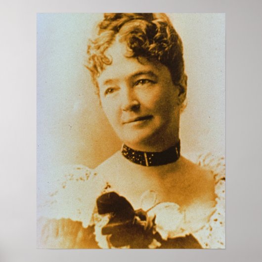 Elizabeth Bacon Custer (1842-1933), echtgenote van Poster (Voorkant)