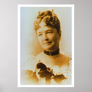 Elizabeth Bacon Custer (1842-1933), echtgenote van Poster