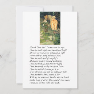 Elizabeth Barrett Browning - 43 Kaart