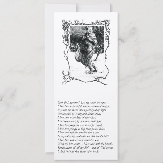 Elizabeth Barrett Browning - 43 Kaart (Voorkant)