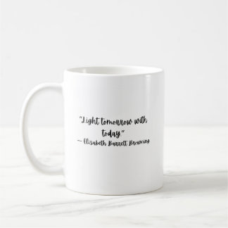 Elizabeth Barrett Browning Inspirational Mug Koffiemok