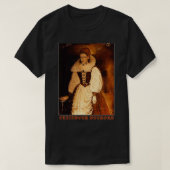 Elizabeth Bathory Countess Vampire Goth Graphic T-shirt (Design voorkant)