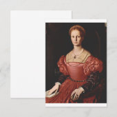 Elizabeth Bathory Portrait Save The Date (Voorkant / Achterkant)