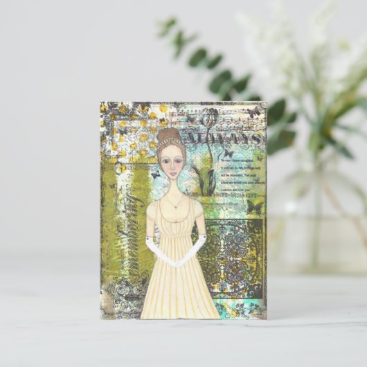 Elizabeth Bennet Briefkaart (Staand voorkant)