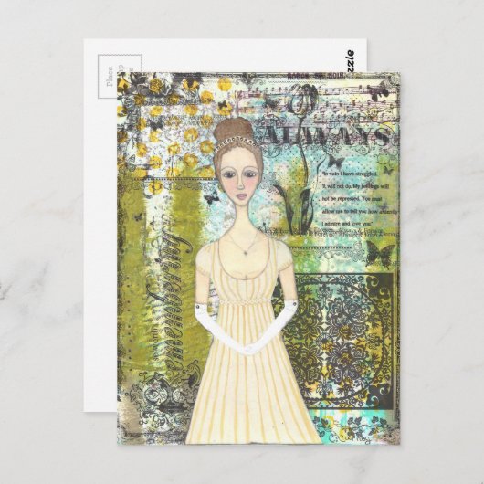 Elizabeth Bennet Briefkaart (Voorkant / Achterkant)