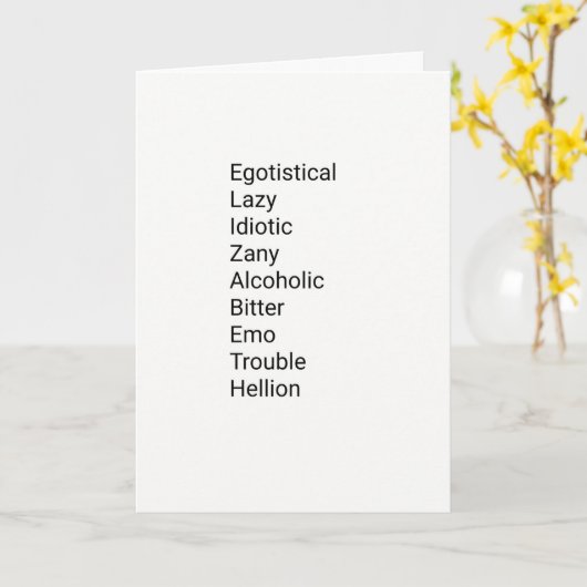 Elizabeth Birthday Kaart (Gele Bloem)