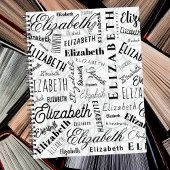 Elizabeth Black White Notitieboek