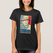 Elizabeth Boss Her Royal Highness Queen of England T-shirt (Voorkant)