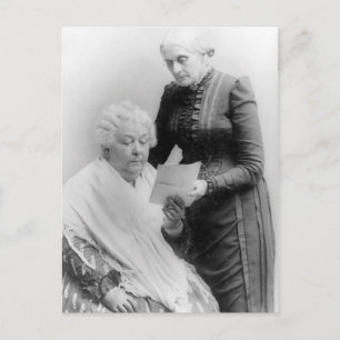 Elizabeth Cady Stanton en Susan B. Anthony Briefkaart