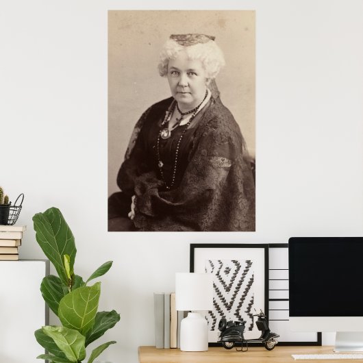 Elizabeth Cady Stanton Poster (Thuiskantoor)