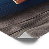 Elizabeth Canadian Beaver en bergen Poster (Hoek)