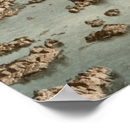 Elizabeth Castle, St Heliers, archiefafdruk Poster (Hoek)