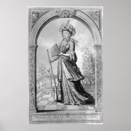 Elizabeth Charlotte van de Palts Poster (Voorkant)