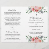 Elizabeth Christelijk Wedding Ceremony Programma (Voorkant)