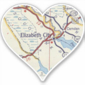 Elizabeth City North Carolina Sticker (Voorkant)