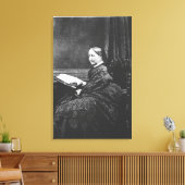 Elizabeth Cleghorn Gaskell 19de eeuw Canvas Afdruk (Insitu (Woonkamer))