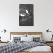 Elizabeth Cleghorn Gaskell 19de eeuw Canvas Afdruk (Insitu (Slaapkamer))