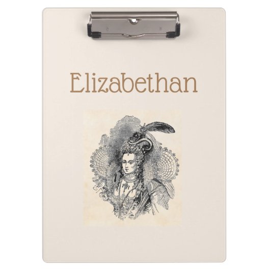 Elizabeth Clipboard Klembord (Voorkant)