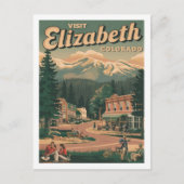 Elizabeth Colorado Verenigde Staten Beroemde Reisp Briefkaart (Voorkant)